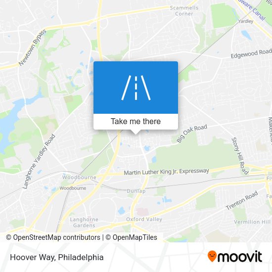 Mapa de Hoover Way
