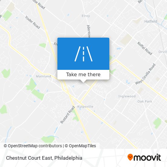 Chestnut Court East map