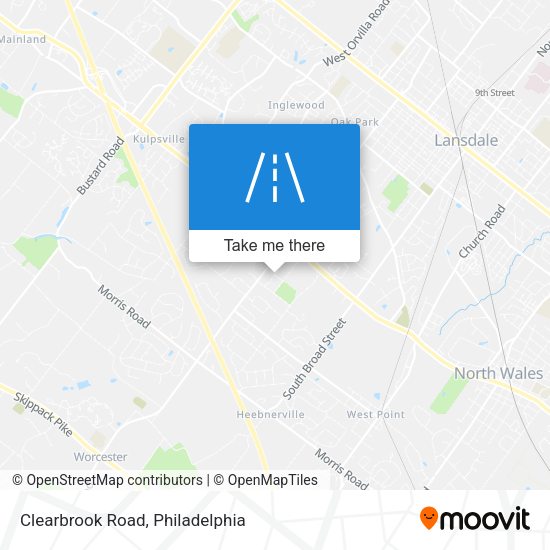 Mapa de Clearbrook Road