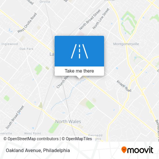 Mapa de Oakland Avenue