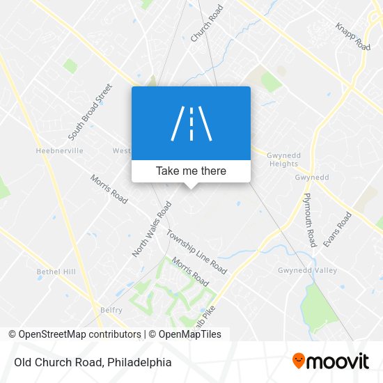 Mapa de Old Church Road