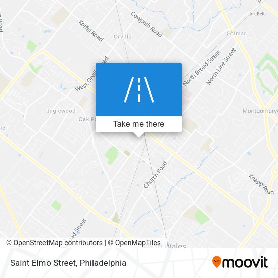 Mapa de Saint Elmo Street