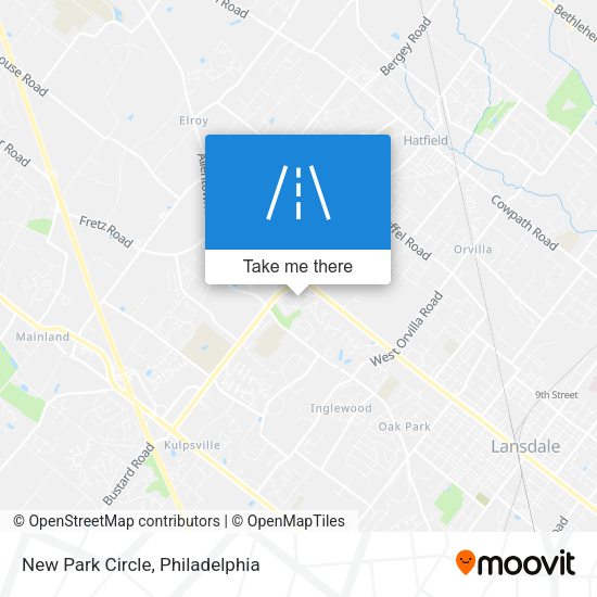 New Park Circle map