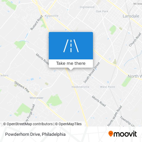 Powderhorn Drive map