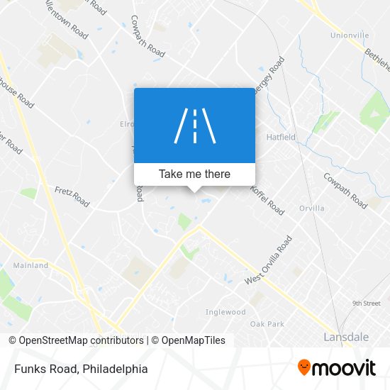 Mapa de Funks Road