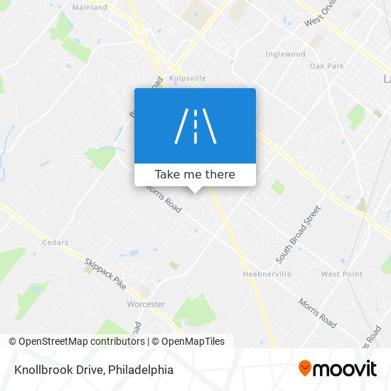 Mapa de Knollbrook Drive