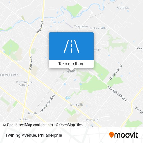 Mapa de Twining Avenue