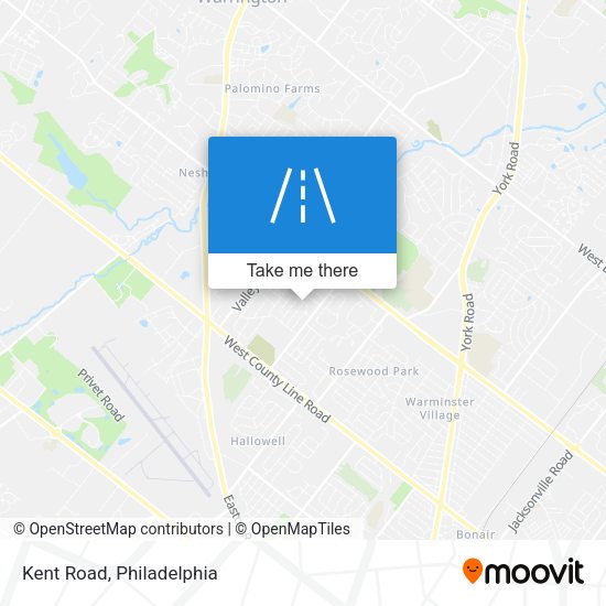 Mapa de Kent Road
