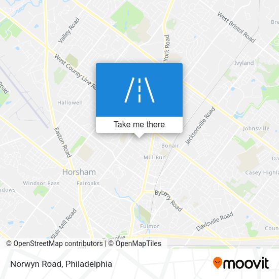 Mapa de Norwyn Road