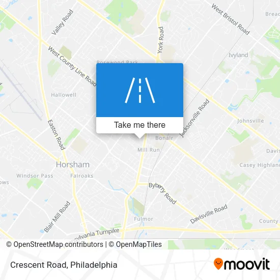 Crescent Road map