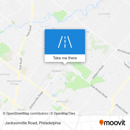 Jacksonville Road map