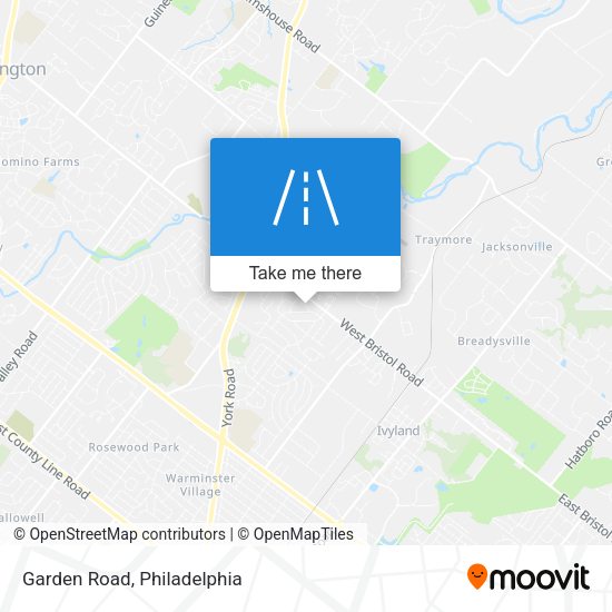 Mapa de Garden Road