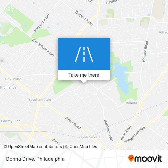 Mapa de Donna Drive