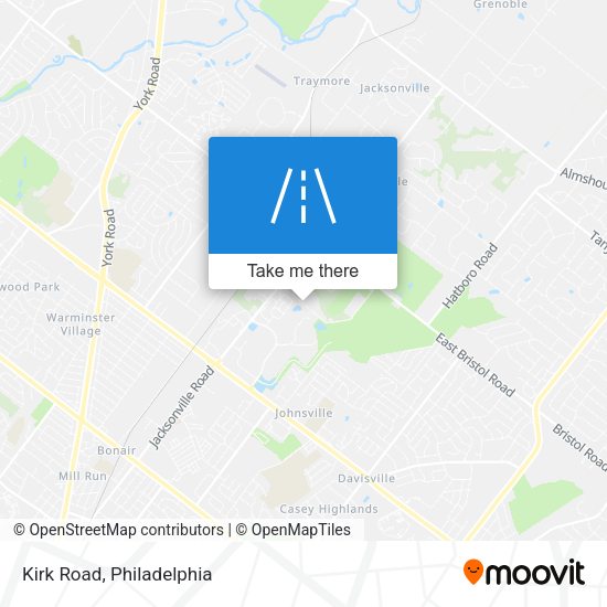 Mapa de Kirk Road