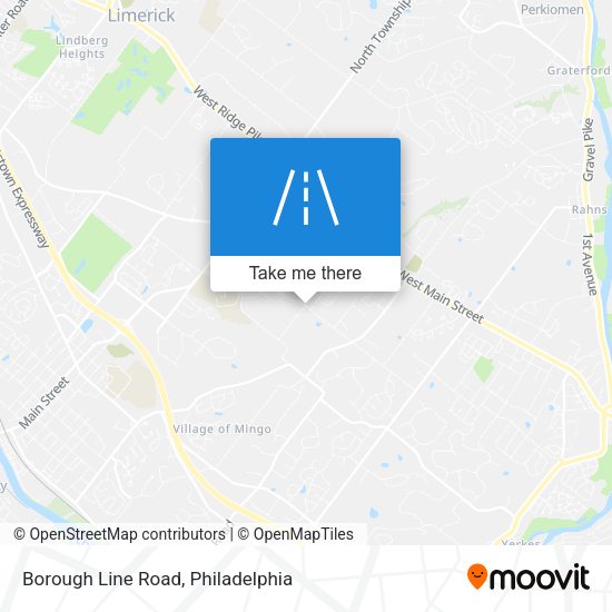 Borough Line Road map