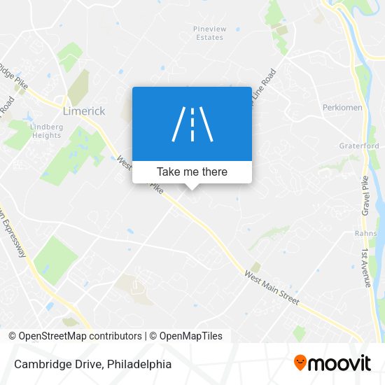 Cambridge Drive map