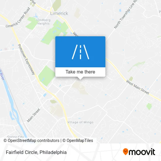 Fairfield Circle map