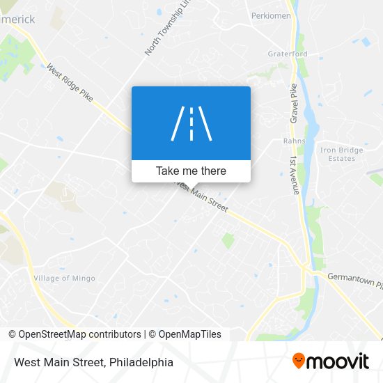 Mapa de West Main Street