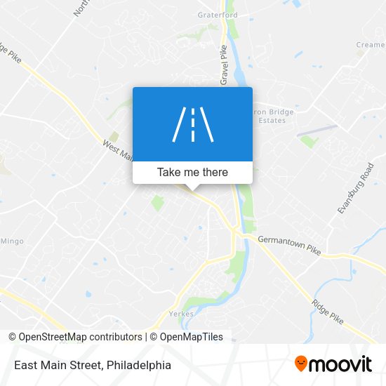 Mapa de East Main Street
