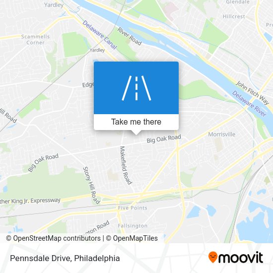 Mapa de Pennsdale Drive