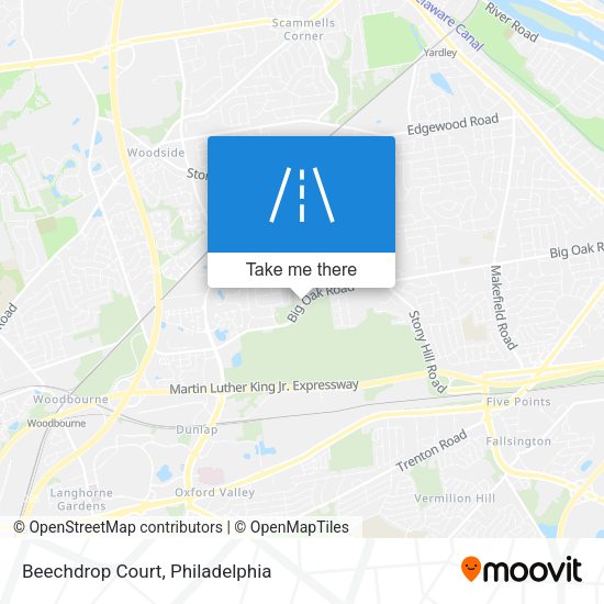Beechdrop Court map