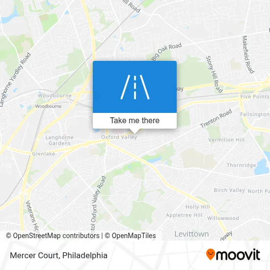 Mercer Court map