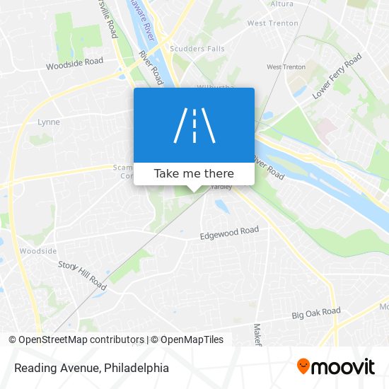 Mapa de Reading Avenue