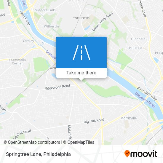 Springtree Lane map