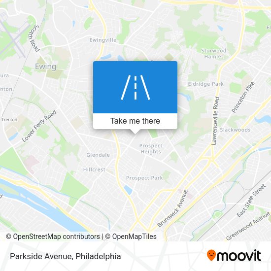 Parkside Avenue map