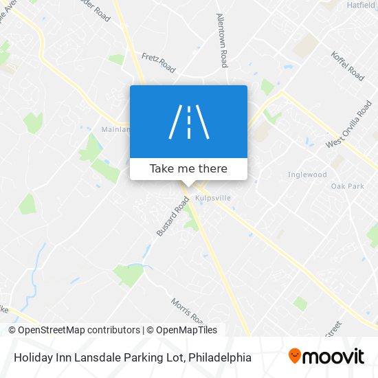 Holiday Inn Lansdale Parking Lot map