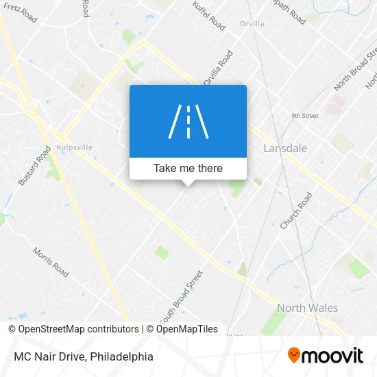 MC Nair Drive map