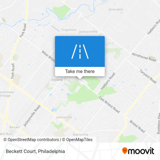 Mapa de Beckett Court