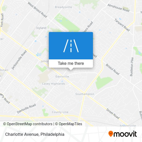 Mapa de Charlotte Avenue