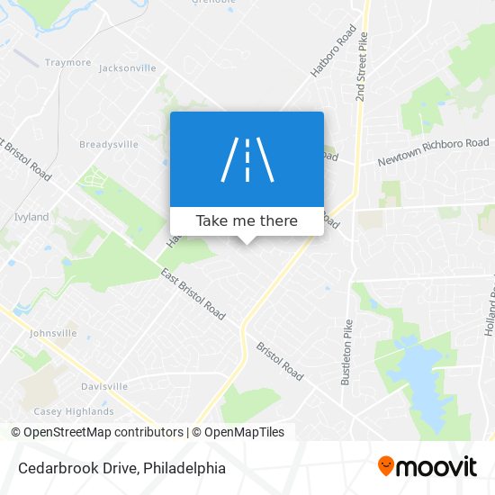 Mapa de Cedarbrook Drive