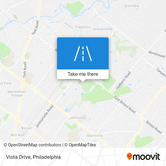 Vista Drive map