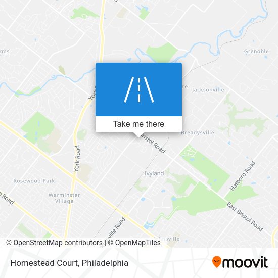 Homestead Court map