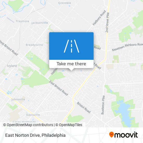 East Norton Drive map