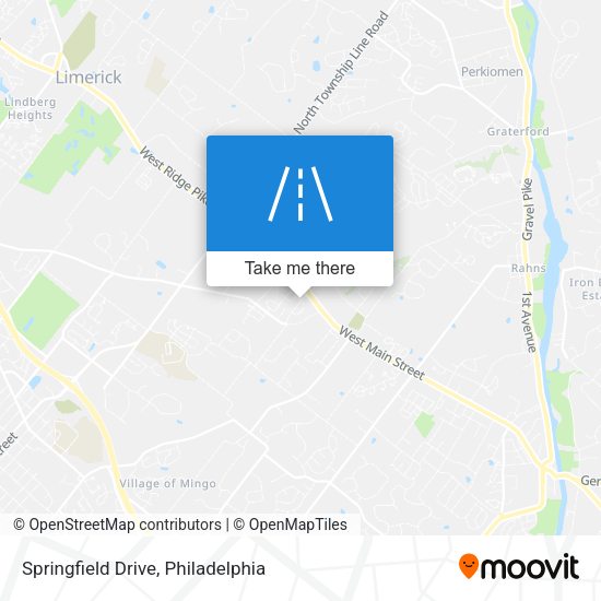Springfield Drive map
