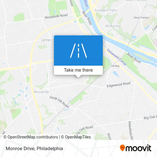 Mapa de Monroe Drive