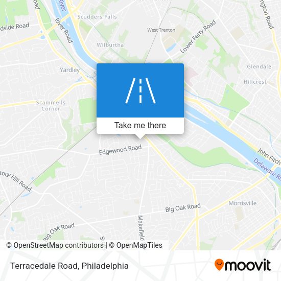 Terracedale Road map