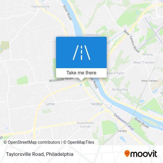 Taylorsville Road map