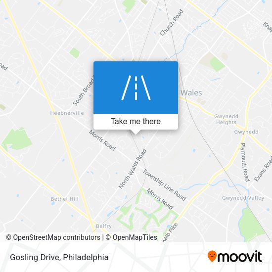 Mapa de Gosling Drive