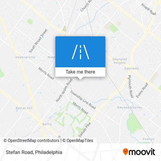 Mapa de Stefan Road