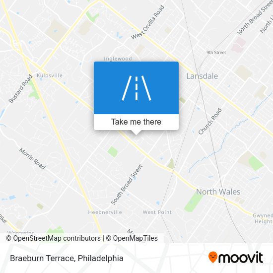 Braeburn Terrace map