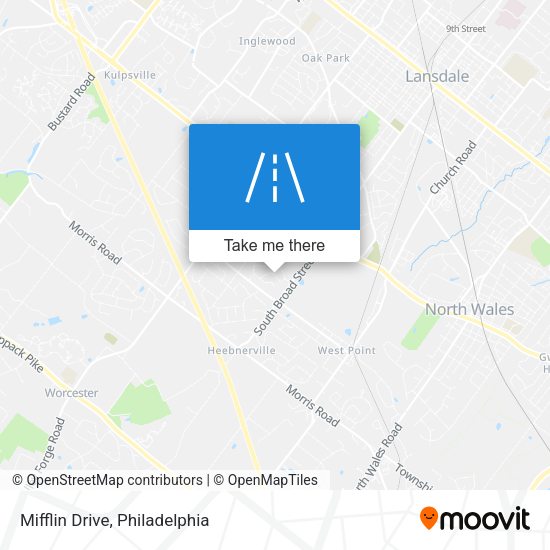 Mapa de Mifflin Drive