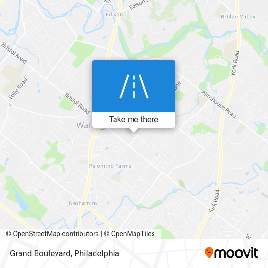 Grand Boulevard map