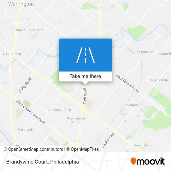 Mapa de Brandywine Court