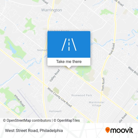 West Street Road map