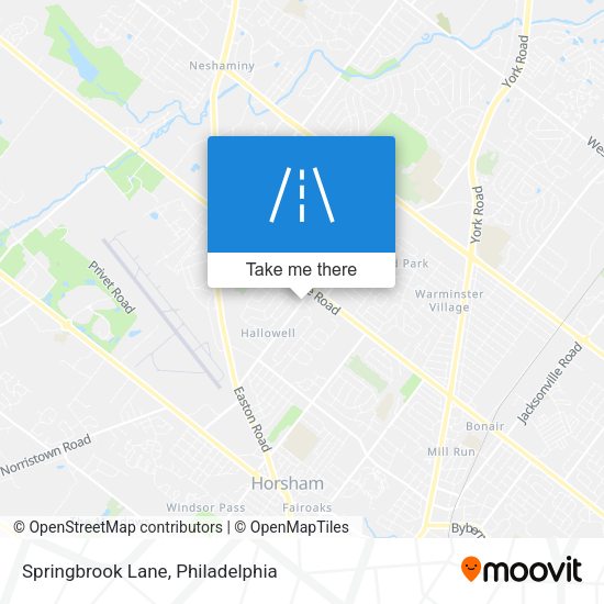 Mapa de Springbrook Lane