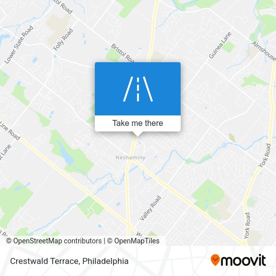 Mapa de Crestwald Terrace